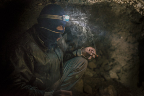 Ninja miner underground unpublished - copyright 2011 Sven Zellner/Agentur Focus